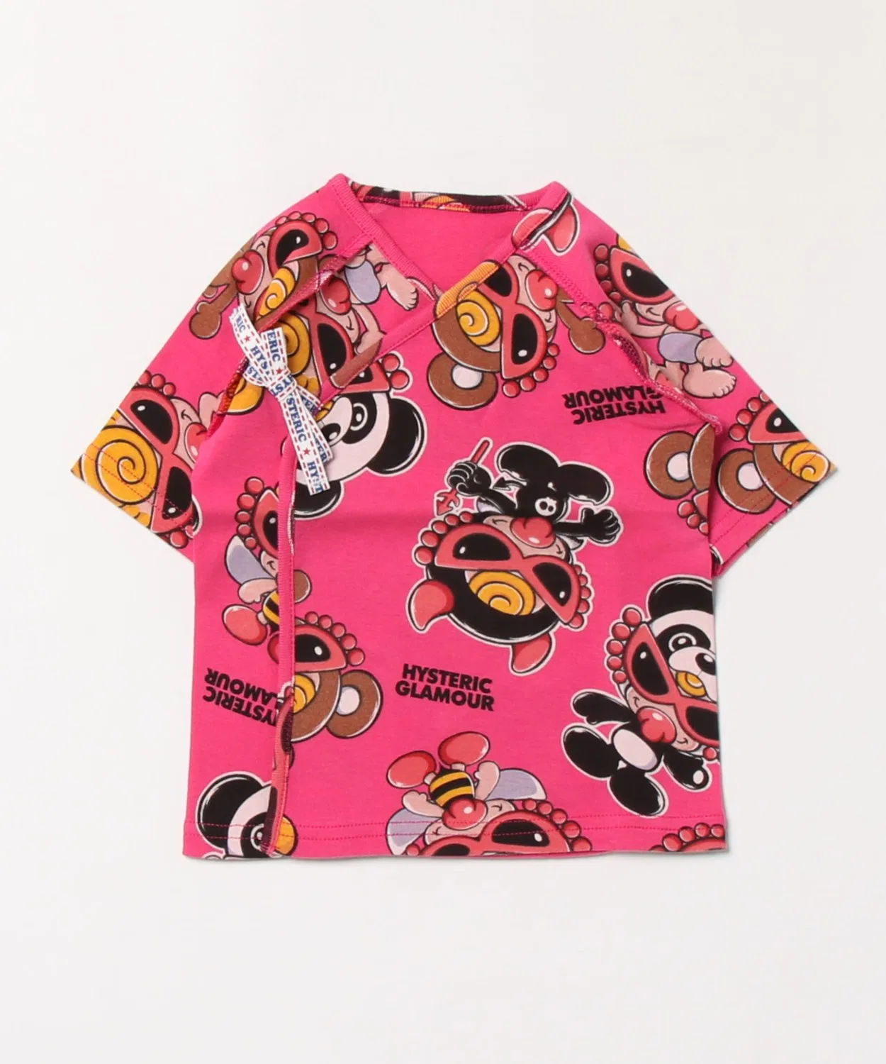 Детский боди-комбинезон с коротким рукавом и принтом HYSTERIC MINI, Pink