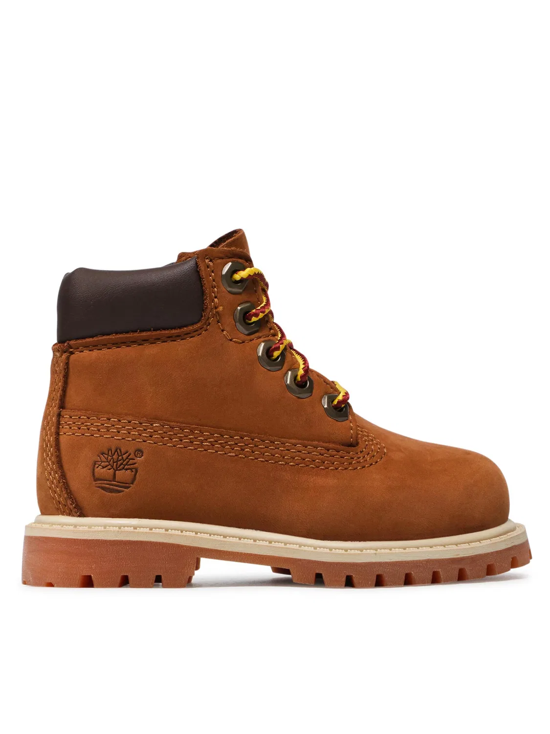 Ботильоны на шнуровке для мальчика In Premium Wp Boot Timberland, коричневый