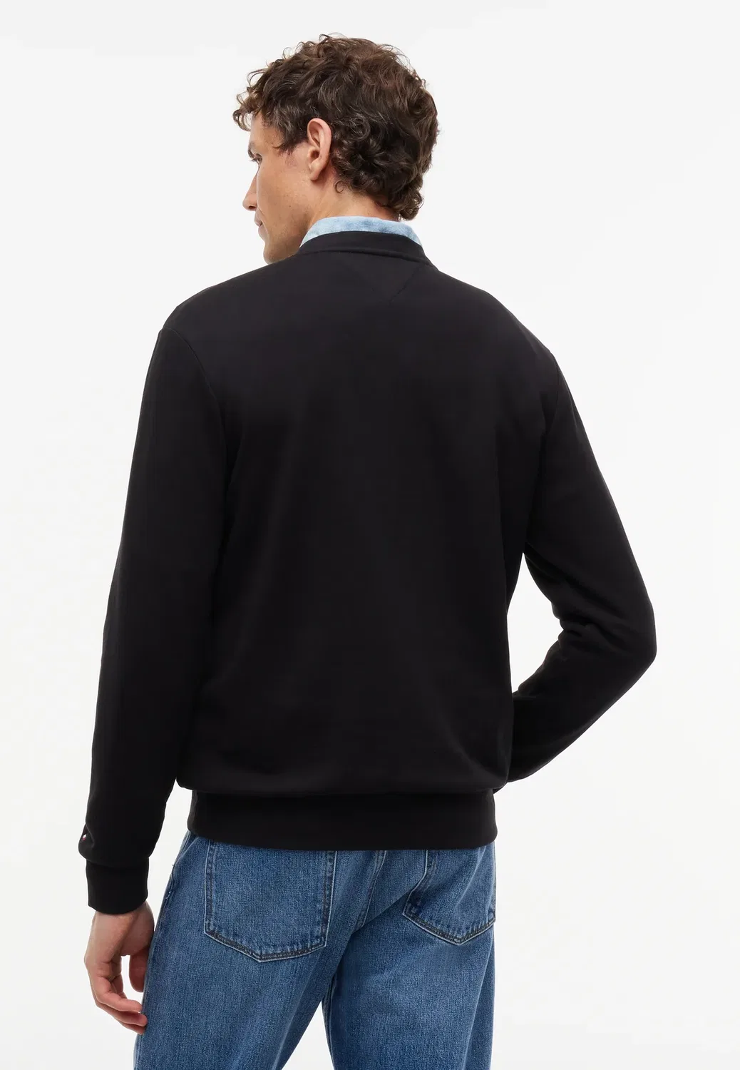 Свитшот Crew Tommy Hilfiger, Black — фото 3