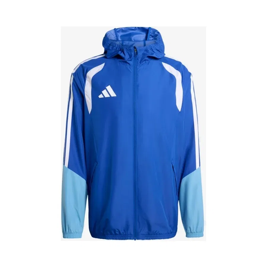 Мужская ветровка с капюшоном Tiro 26 Competition All Weather Jacket adidas, Синий
