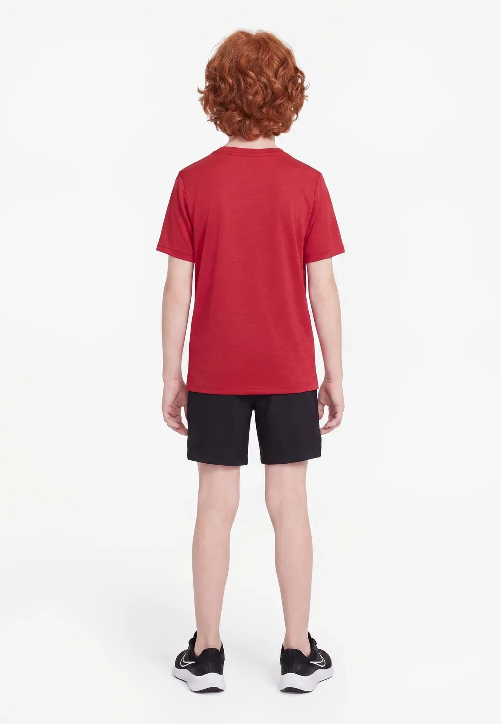 Спортивная футболка Miler унисекс Nike Performance, Tough Red/Reflective Silver-Coloured — фото 2