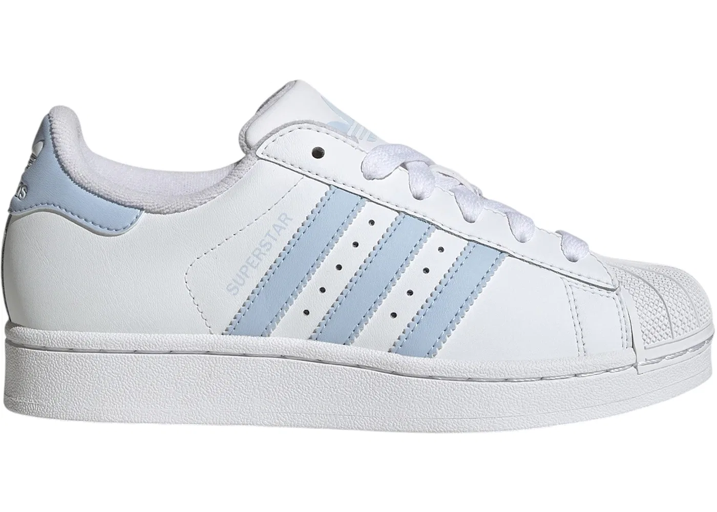 Детские кроссовки Lifestyle Adidas Superstar II, Cloud White/Crystal Sky/Cloud White