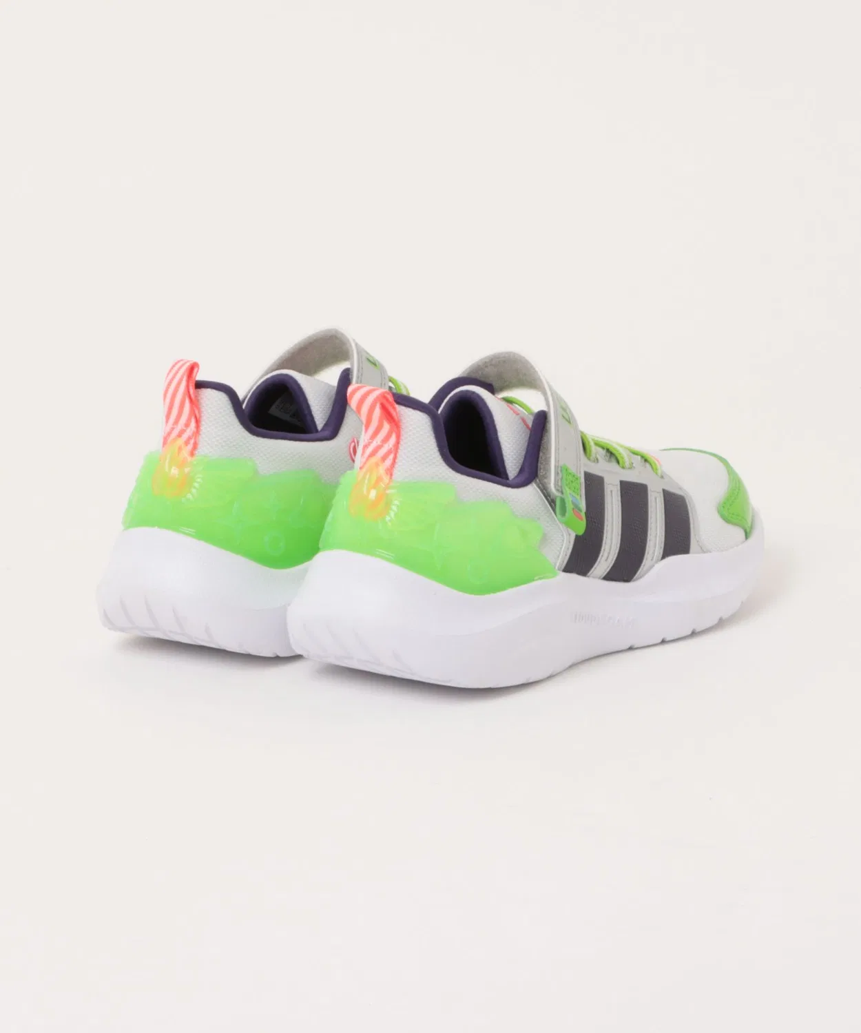 Детские кроссовки с LED-подсветкой Lightorama RNR Buzz EL Adidas, White — фото 2
