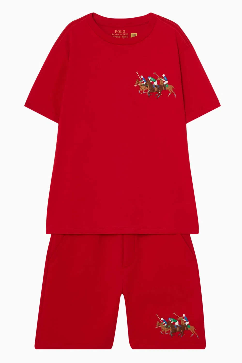 Шорты из футера с вышивкой Polo Ralph Lauren — фото 2