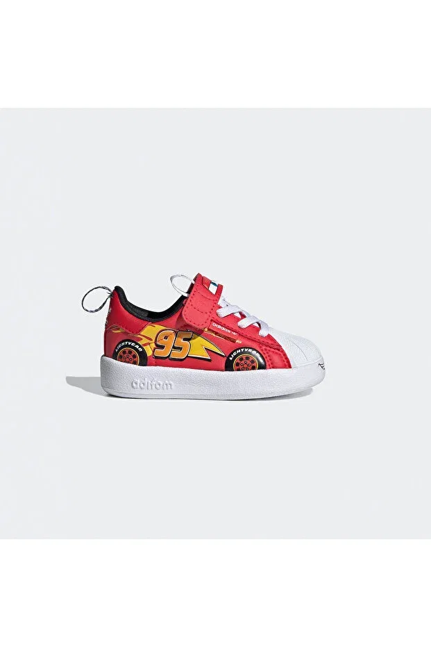 Детские кроссовки для девочек на липучке Adifom Superstar 360 I Baby Red Sports Shoes Adidas, Purrub Ftwwht Supcol