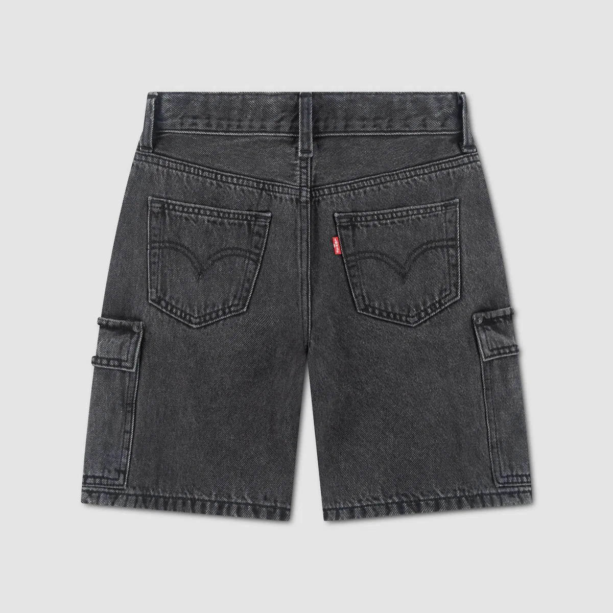 Джинсовые шорты-карго для мальчиков 2-4 лет Levi's, Cosmic - Dark Wash — фото 2