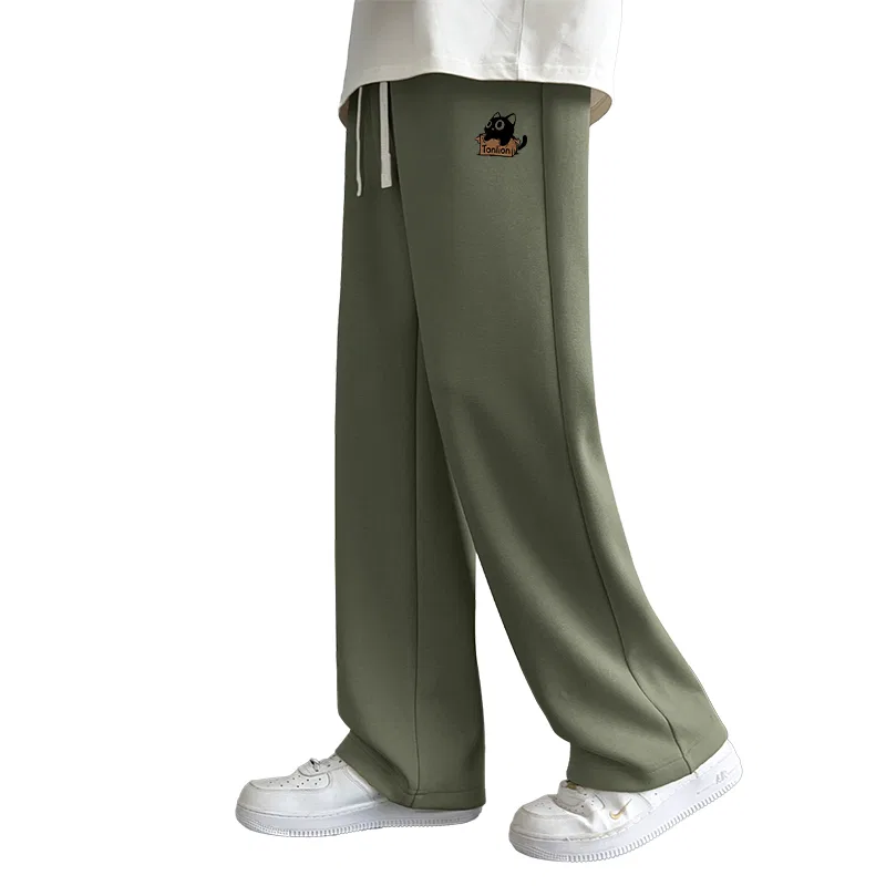 Детские брюки Casual с прямым кроем Tonlion, Grayish Green
