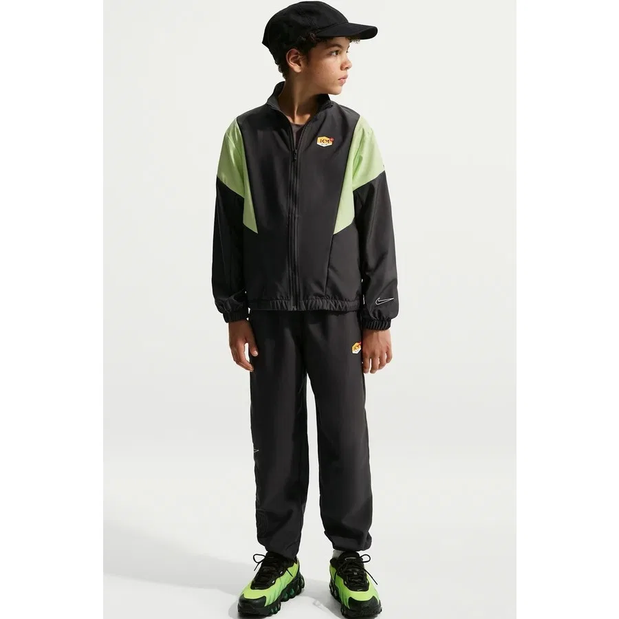 Детский спортивный костюм с длинным рукавом Kylian Mbappe Woven Football Track Suit Nike, Антрацитовый