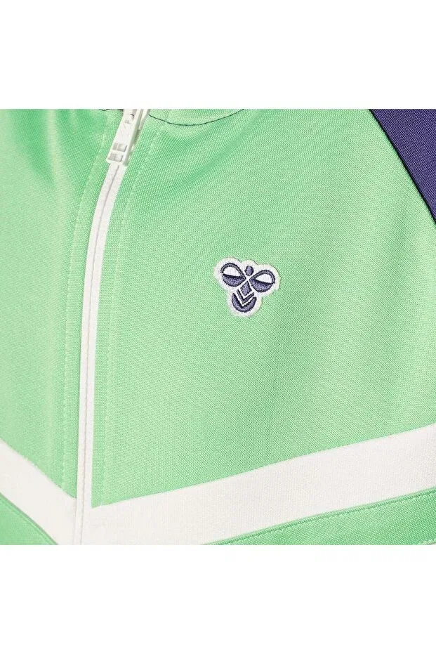 Детское худи для мальчиков с длинным рукавом Hmlkayla zip hoodie (ss25) Hummel, Blue — фото 4