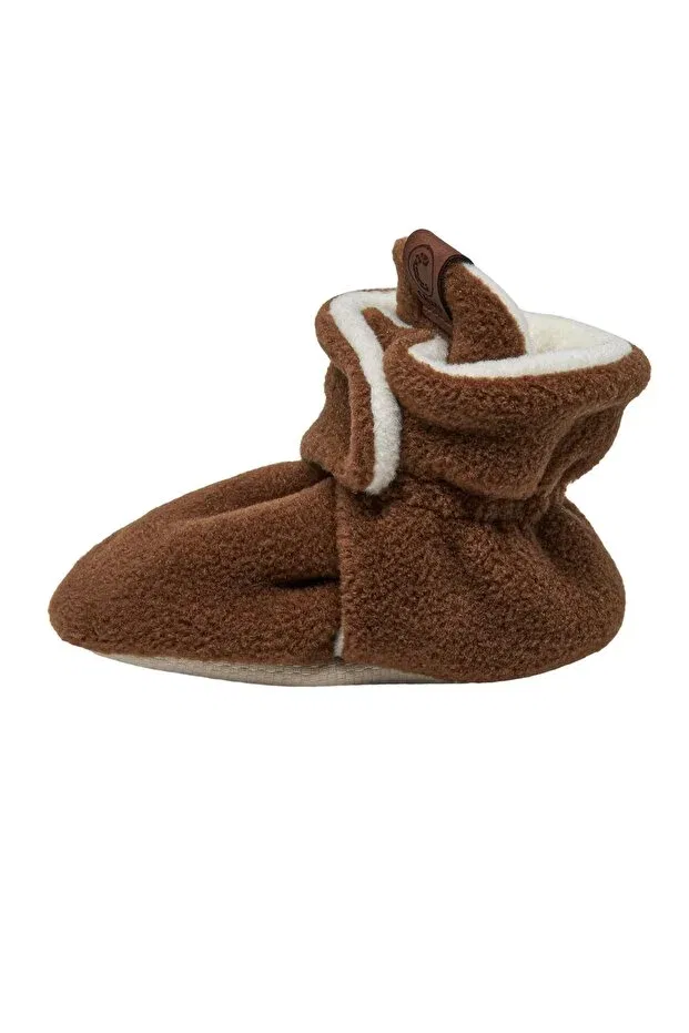 Детские тапочки для новорожденных с нескользящей подошвой Generic Brands, Brown — фото 4