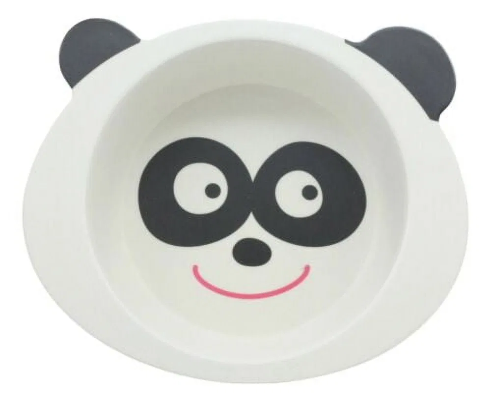 Детский набор посуды из бамбука 5 предметов, Panda, Ebros Gift, multi color — фото 4