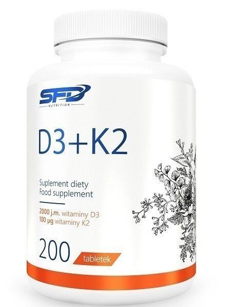 

SFD Witaminy D3+K2 витамин D3+K2, 120 шт.