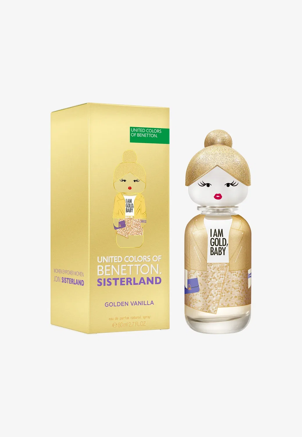 Sisterland золотистая ваниль edp - парфюмированная вода Benetton Perfumes, 80 мл — фото 2