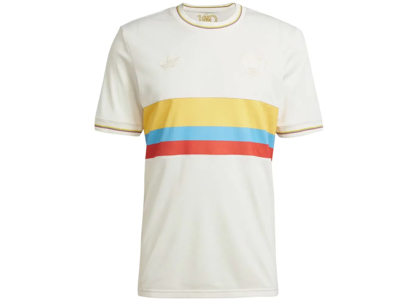 Мужская футболка с принтом Jersey Adidas, Chalk White