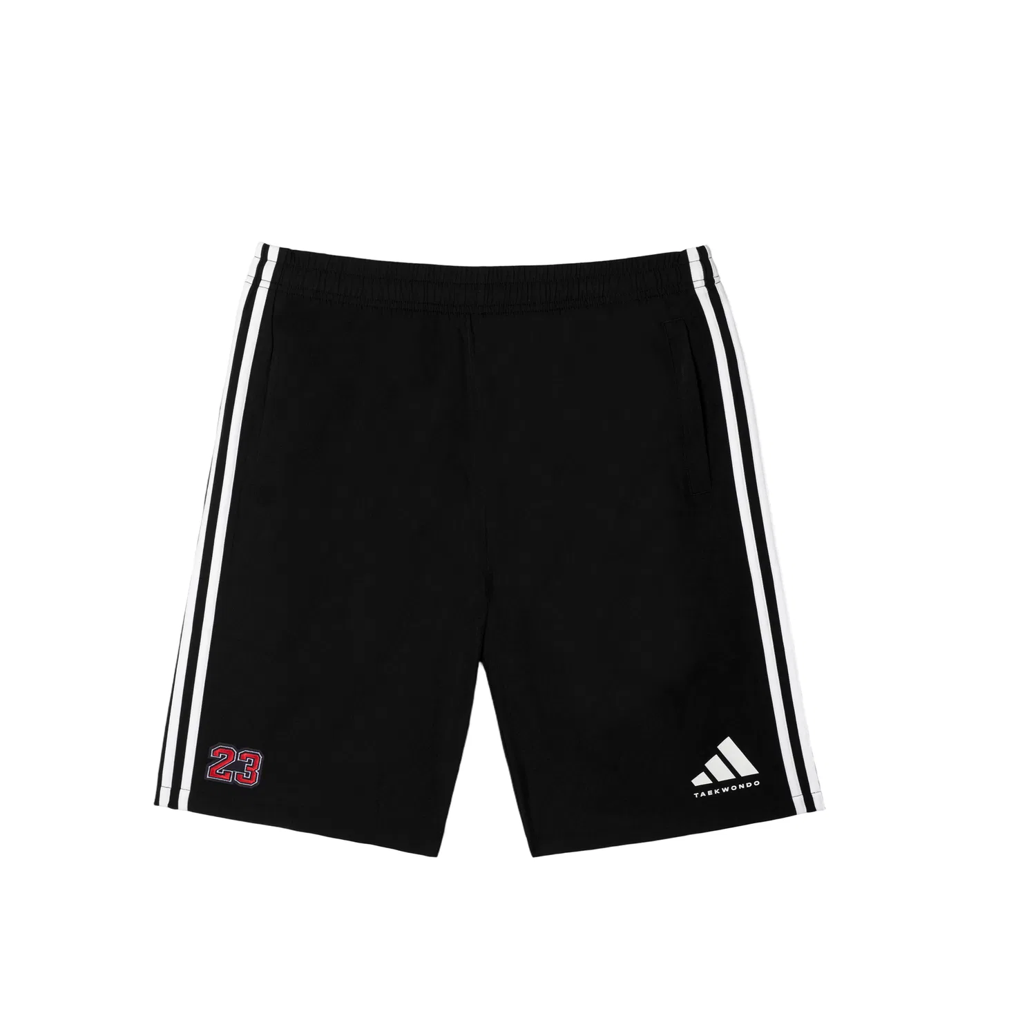Мужские повседневные шорты с принтом Taekwondo Adidas, Black
