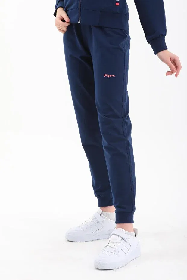 Детский спортивный костюм для девочек хлопковый Piyera, Light Blue — фото 3