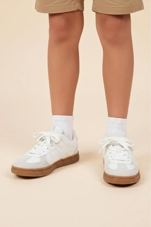 Детские спортивные кроссовки для девочек с ортопедической стелькой Cool, White