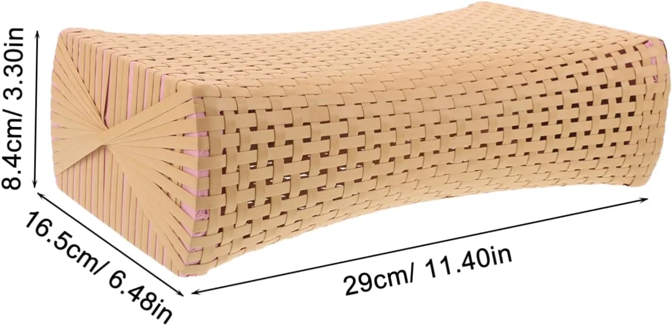 Подушка для сауны с охлаждающим эффектом, Homoyoyo, PE-ротанг, желтая, 29x16.5x8.4 см — фото 2