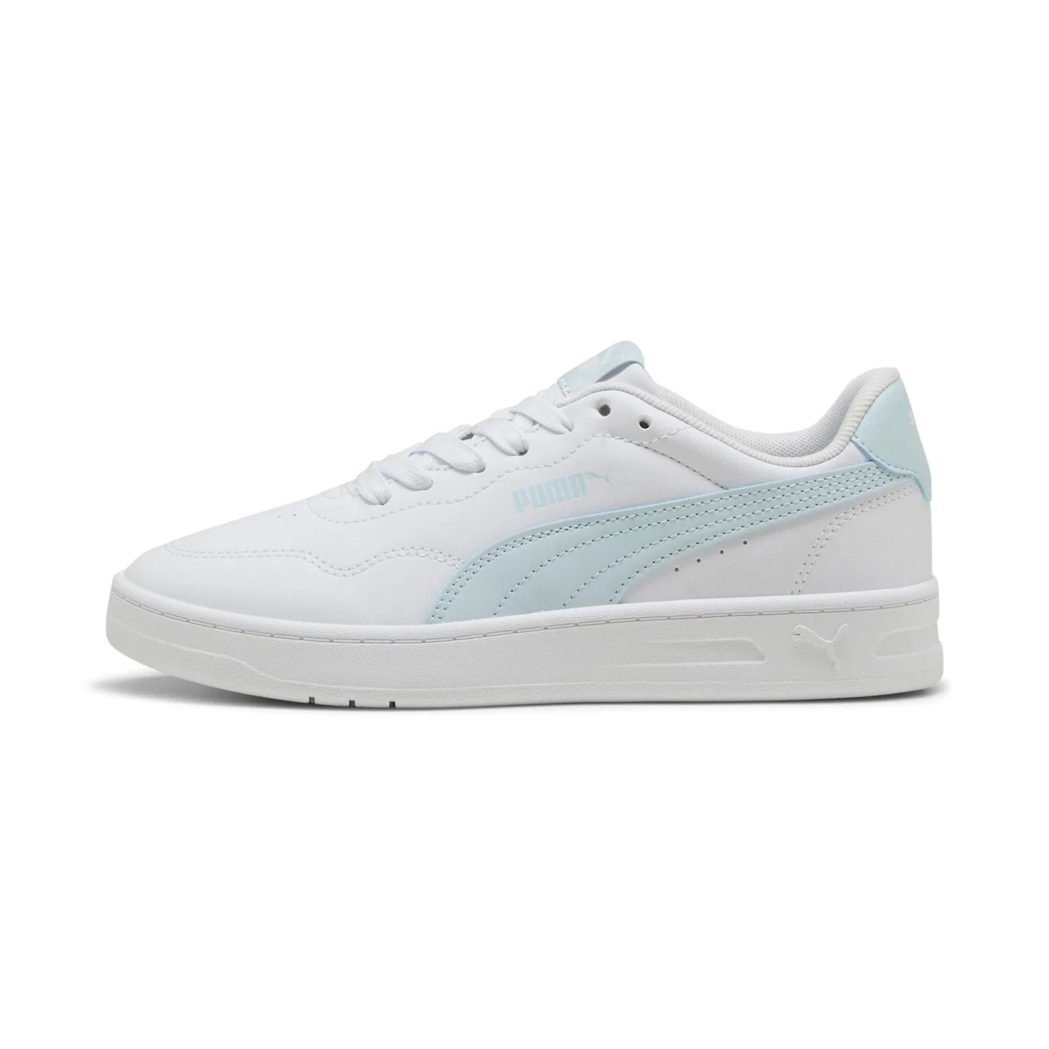 Детские кроссовки для активного отдыха Court Lally PUMA, White/Sea Glass — фото 2