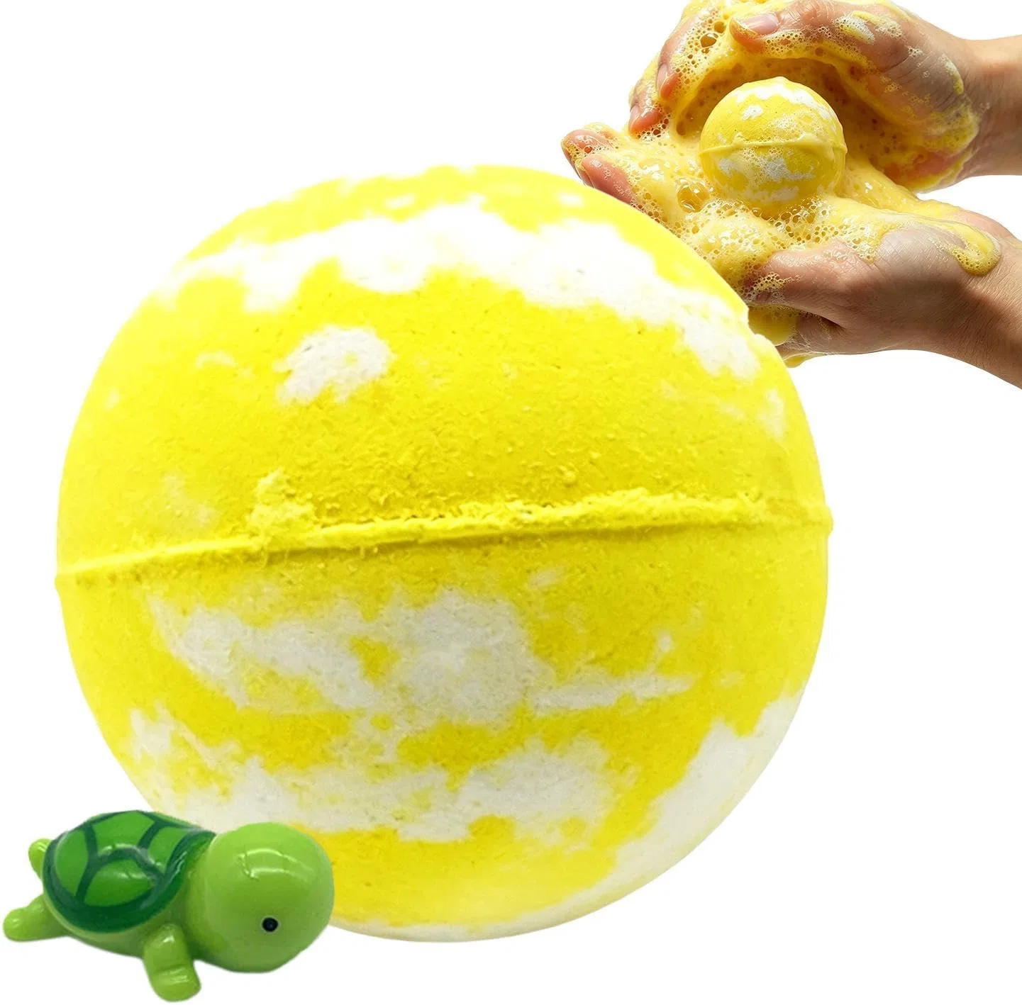 Generic Бомбочки для ванны с игрушкой, 100 г, сладкий апельсин