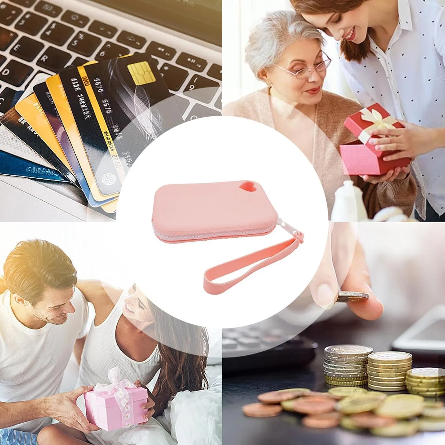 Косметичка силиконовая Pink Generic — фото 3