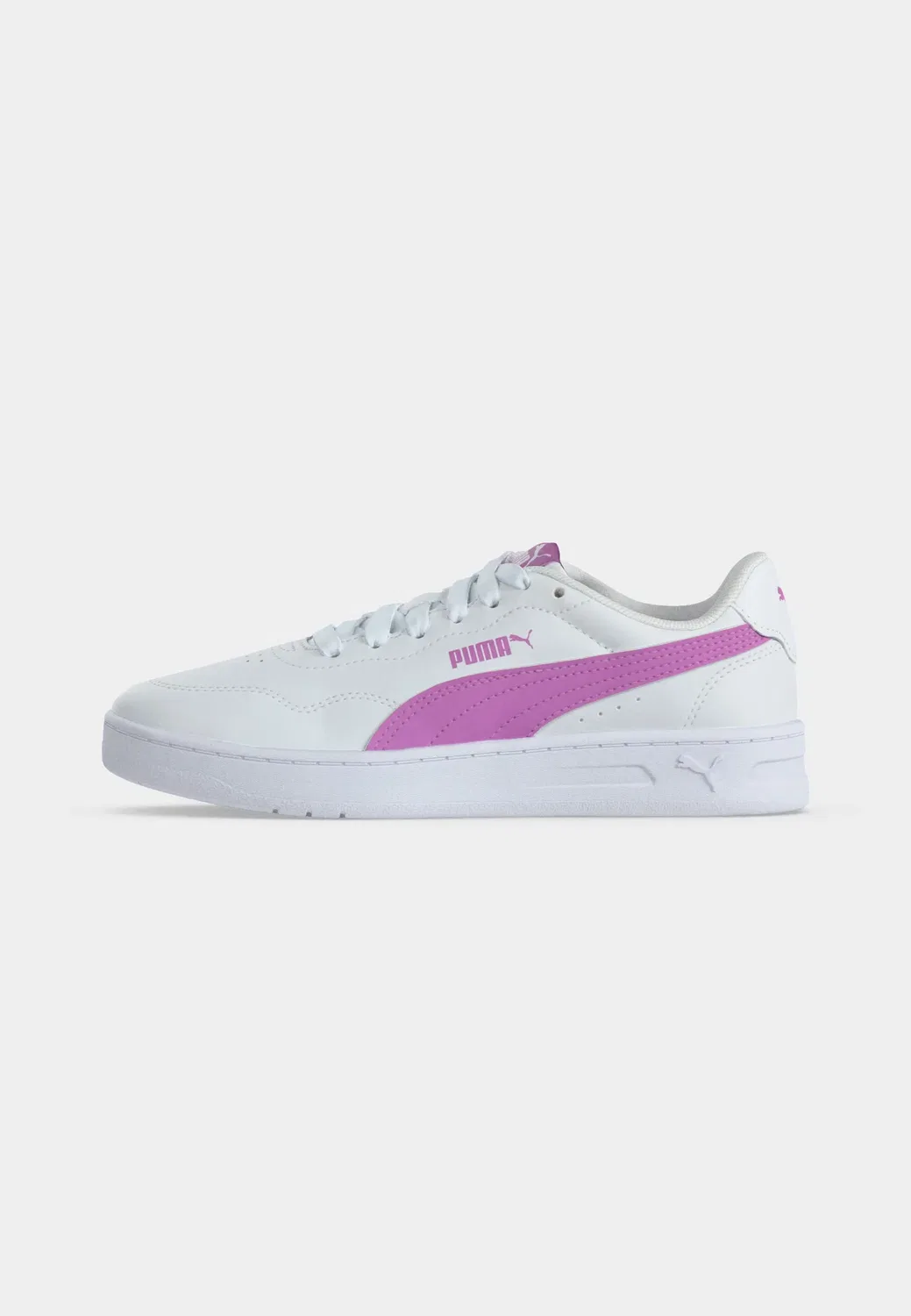 Кроссовки Court Lally Jr унисекс Puma, White/Mauve Pop — фото 2