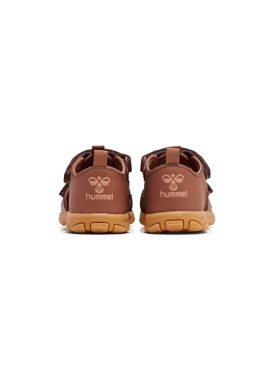 Сандалии Hummel First-Step на липучках, сиреневого цвета — фото 2