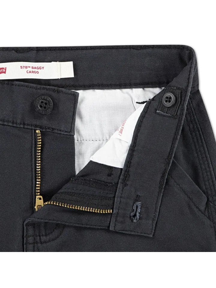 Брюки карго черный Levi'S Kids — фото 4