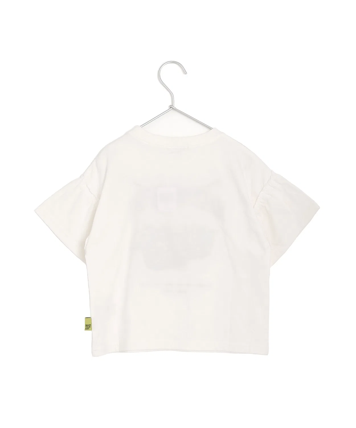 Детская футболка с принтом Banana Strawberry Logo, с фрил-рукавом MAKE YOUR DAY, Off White — фото 3