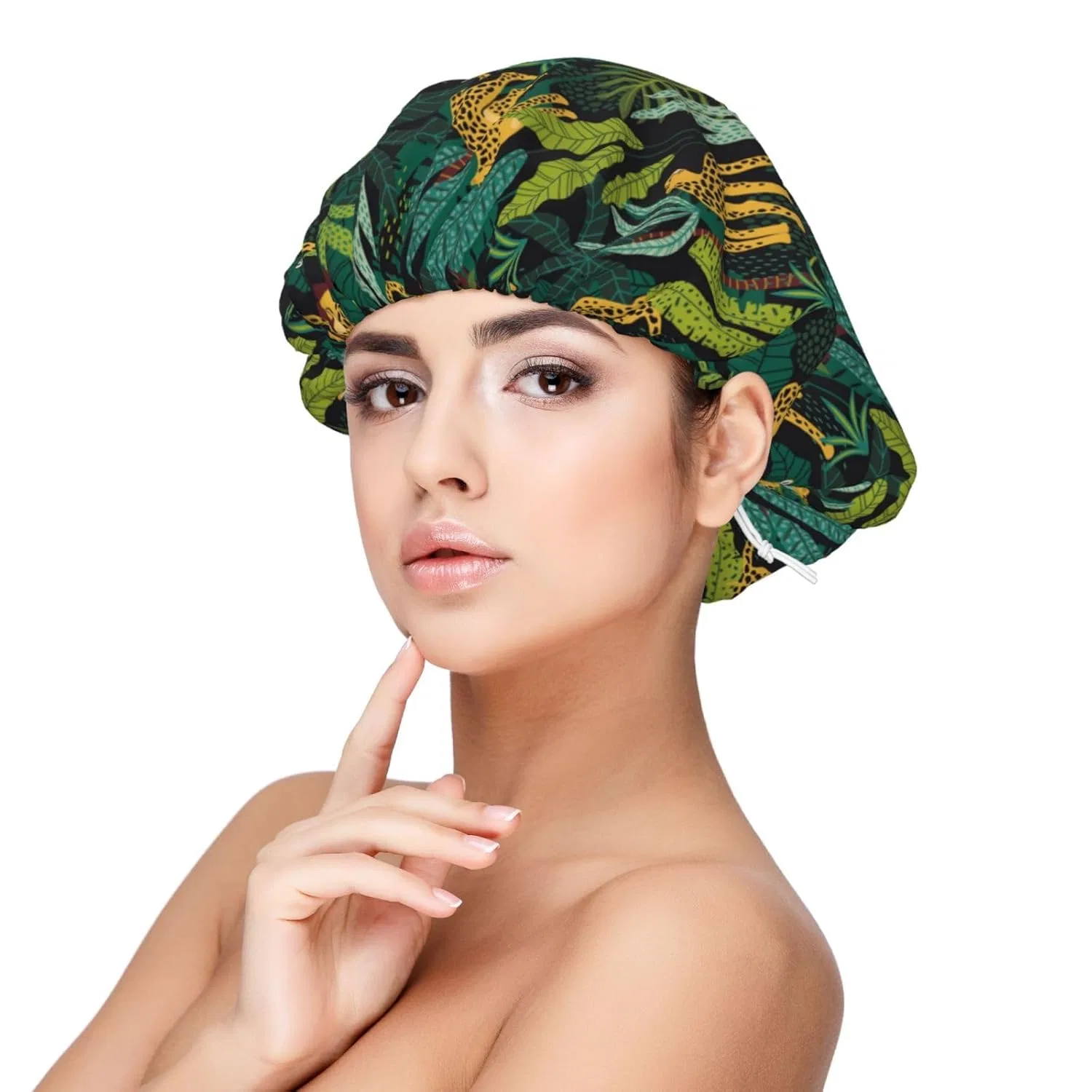 Шапочка для душа Double Layer Satin, Kuilepa, Black