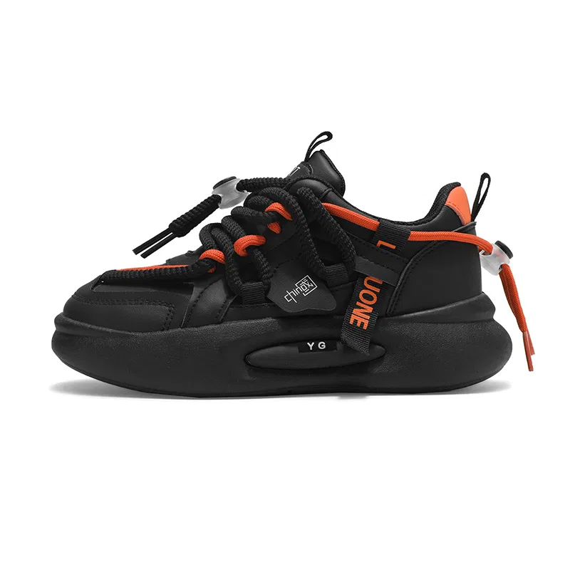 Детские повседневные кроссовки VENICEW, Black Orange