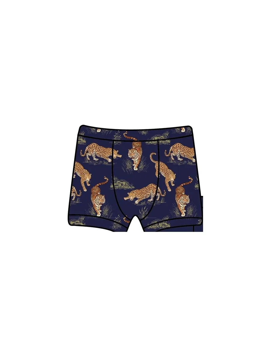 Трусики Walkiddy 'Walkiddy - Tigers and Leopards Boxer' темно-синего цвета
