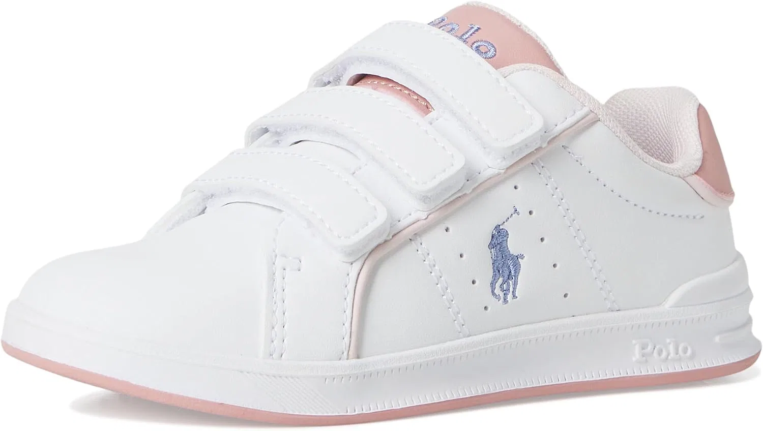 Детские кроссовки для мальчиков Heritage Court III T-Toe EZ, White/Pink — фото 2