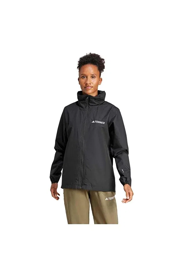 Женский дождевик с капюшоном Multi essentials 2l Adidas, Black