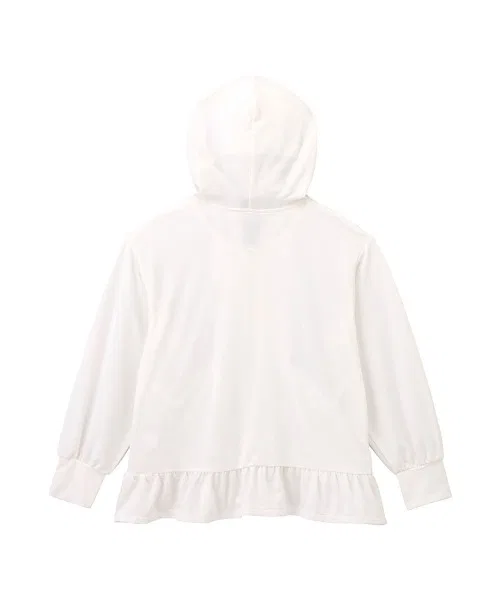 Детская куртка с длинным рукавом с фриллом, модель GITA, Off White — фото 3