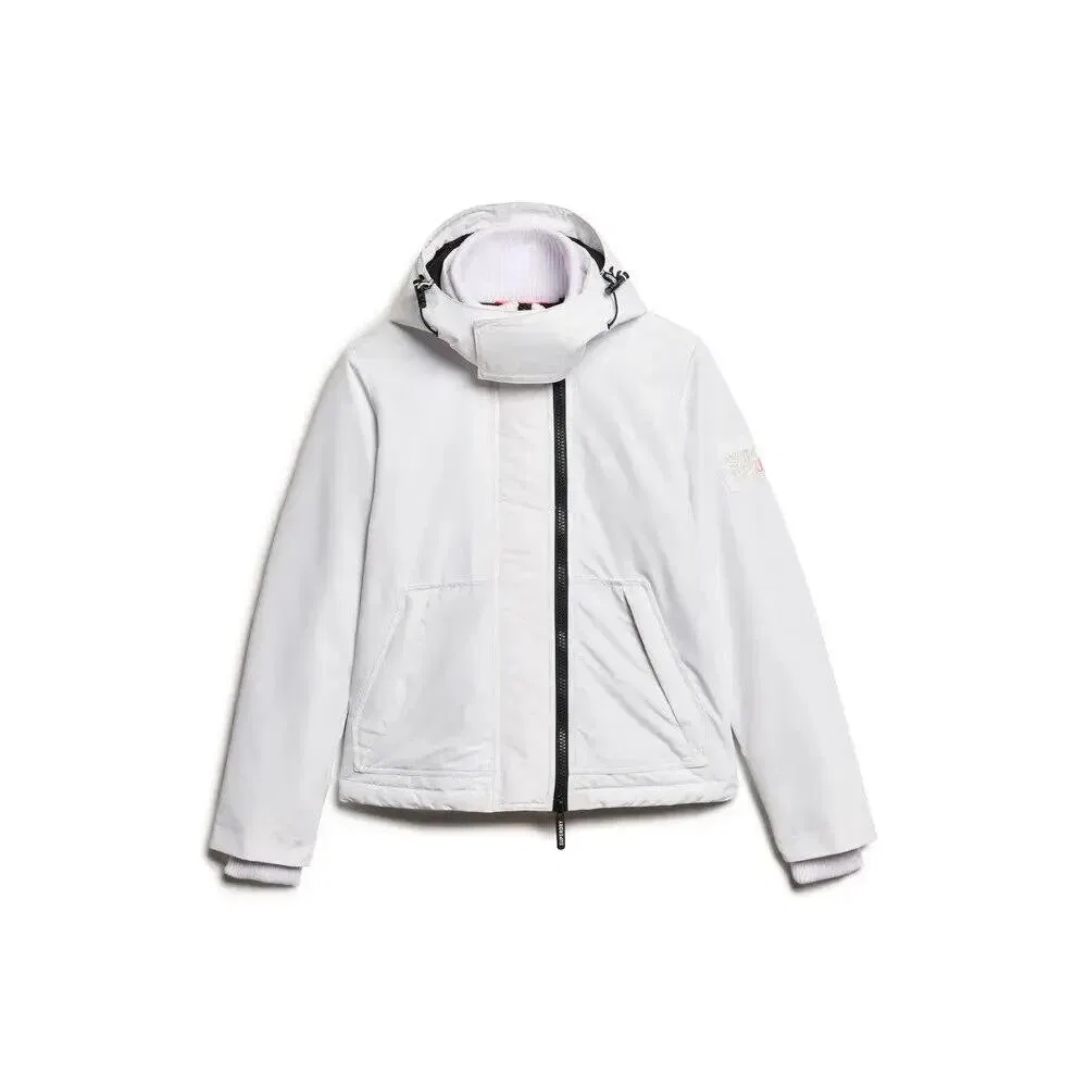 Женская ветрозащитная куртка с капюшоном Superdry Mountain, цвет Weiss