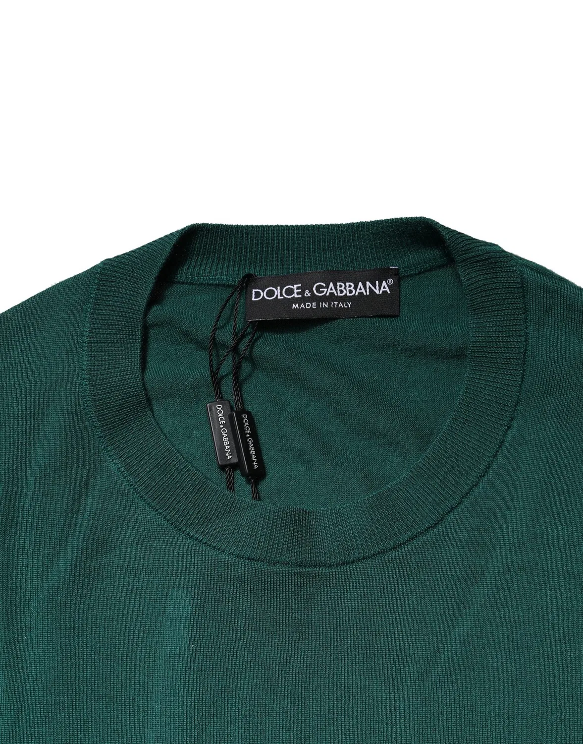 Мужской пуловер с длинным рукавом из кашемира Dolce & Gabbana, Green — фото 4