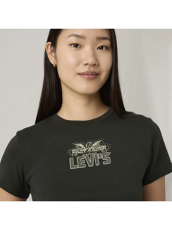 Футболка черная Levi'S, черный — фото 4