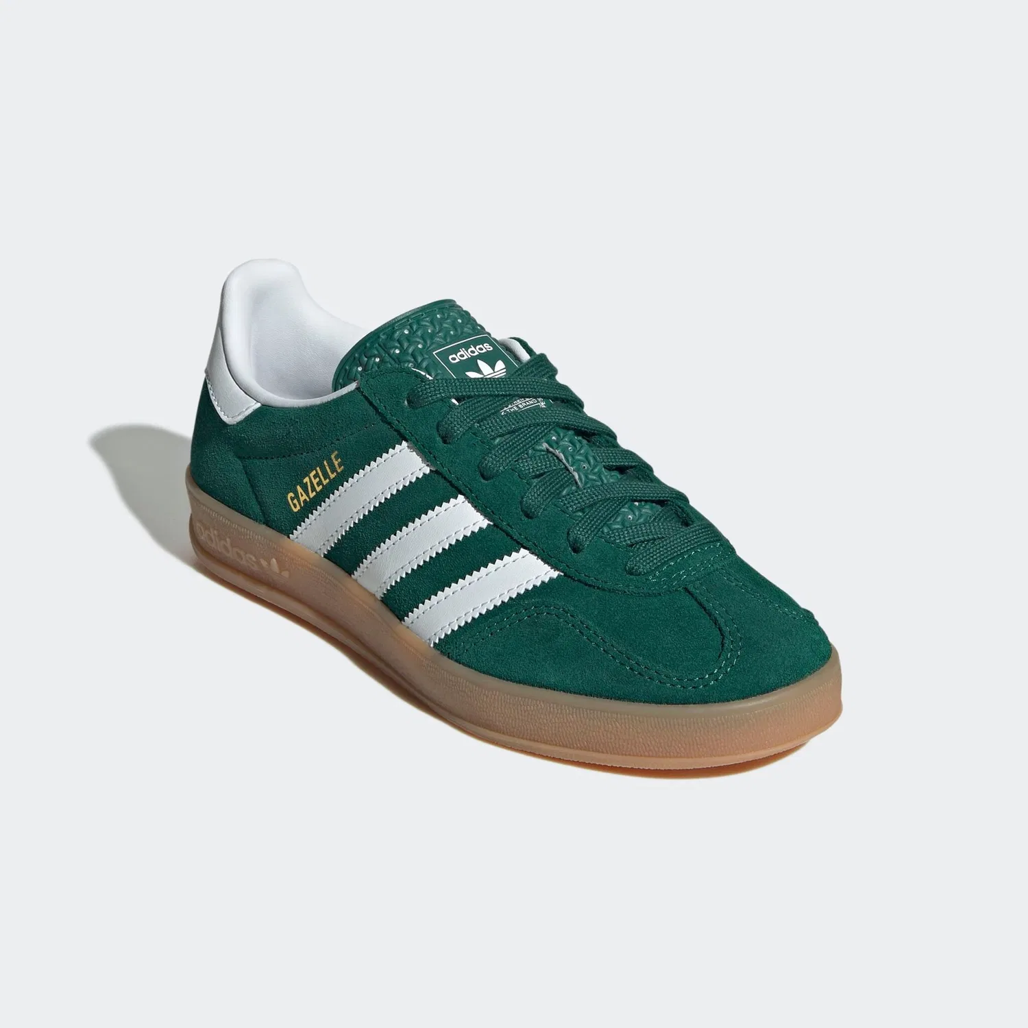 Детские кроссовки низкие из замши Adidas Originals, Collegiate Green/Cloud White