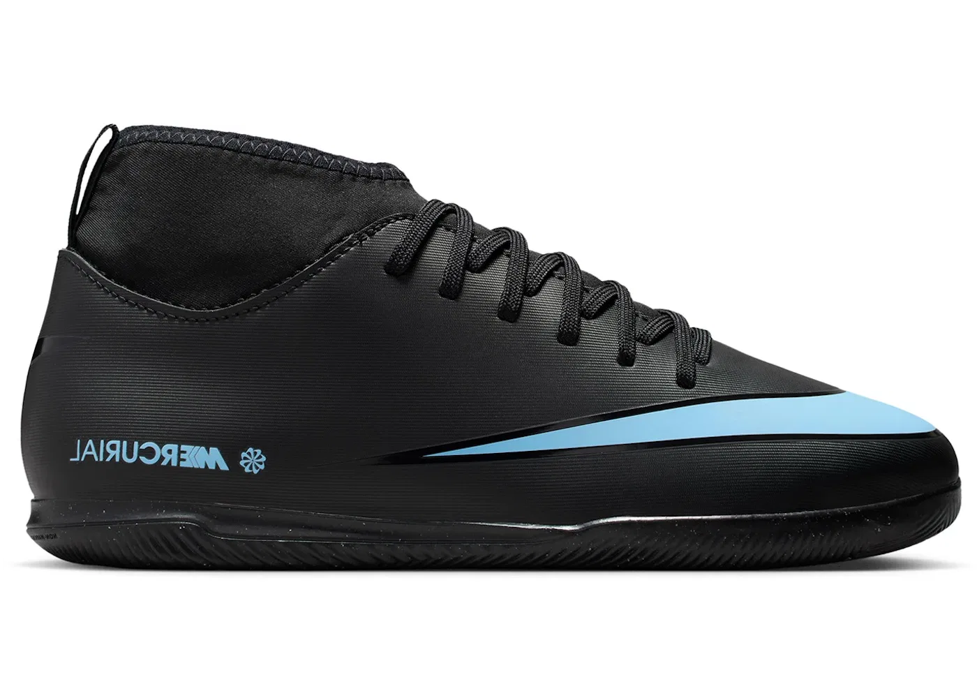Детские кроссовки для футзала Nike Mercurial Superfly 10 Club IC Shadow Pack, Black/Ice Blue