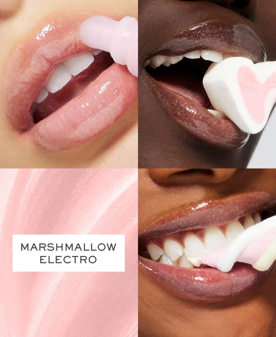 Блеск для губ Juicy Tubes Original Lip Gloss Lancôme, 05 Marshmellow Electro (Sugar Pink with Rose Gold Shimmer) — фото 3
