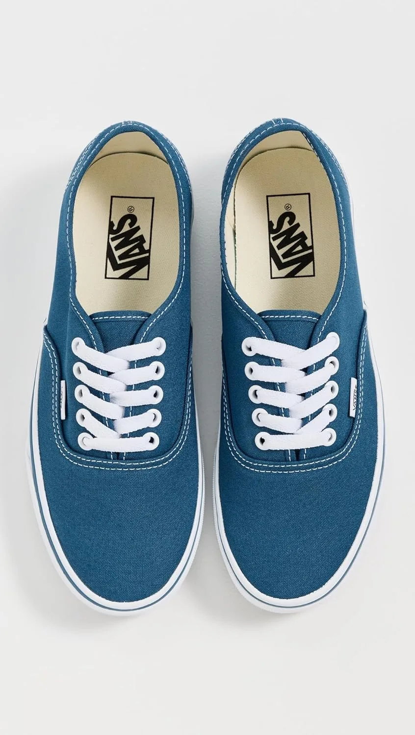Кроссовки Vans Authentic унисекс для взрослых, синие (темно-синие) — фото 4