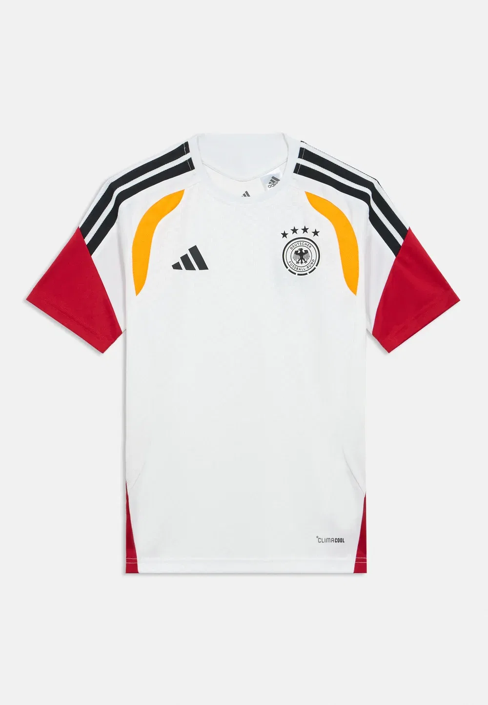 Футболка унисекс для тренировок Germany Tiro Adidas Performance, White — фото 3