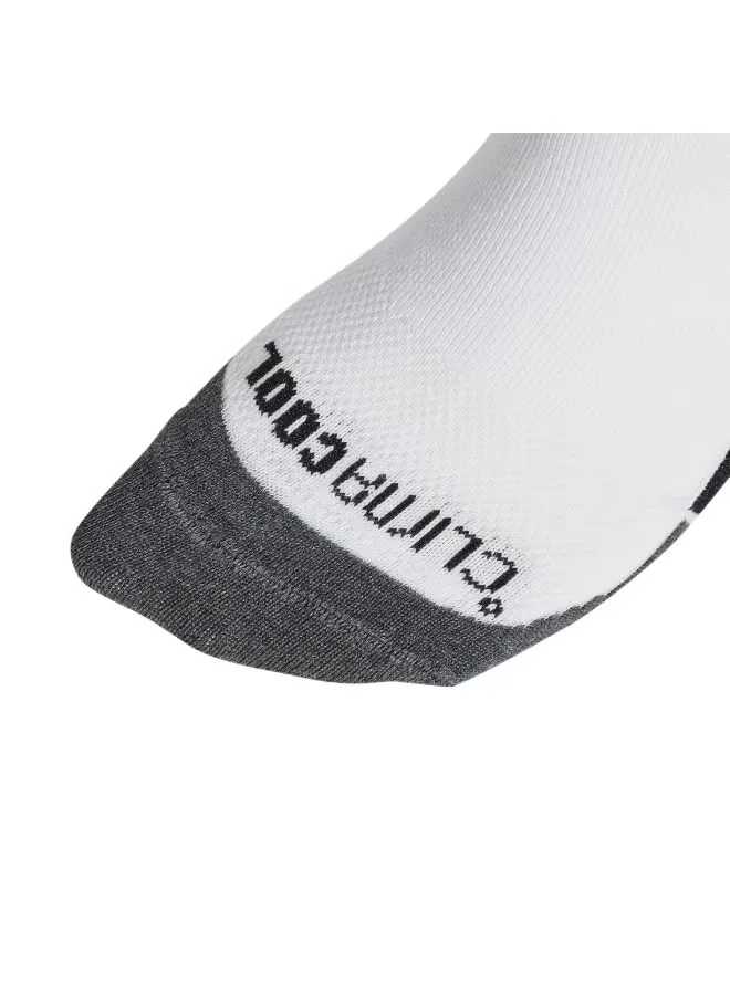 Носки спортивные низкие тонкие 3 пары Adidas, белый — фото 3