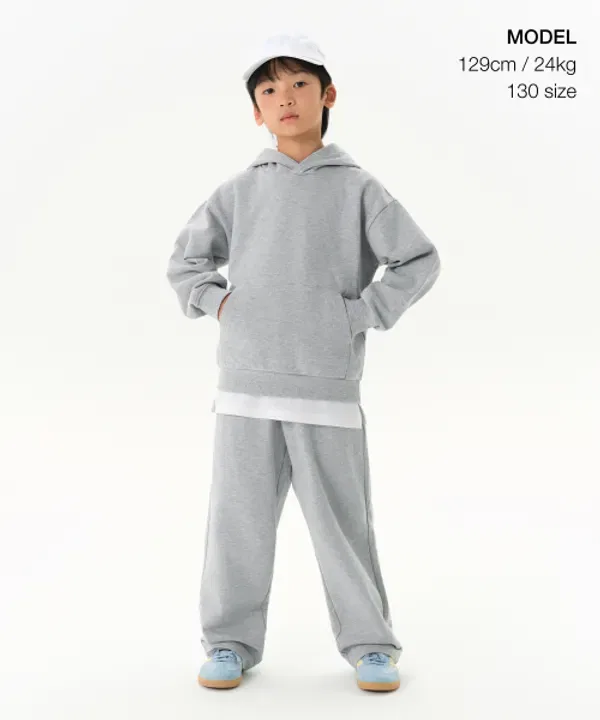 Тренировочные штаны lounge, Musinsa Standard Kids, medium grey — фото 2