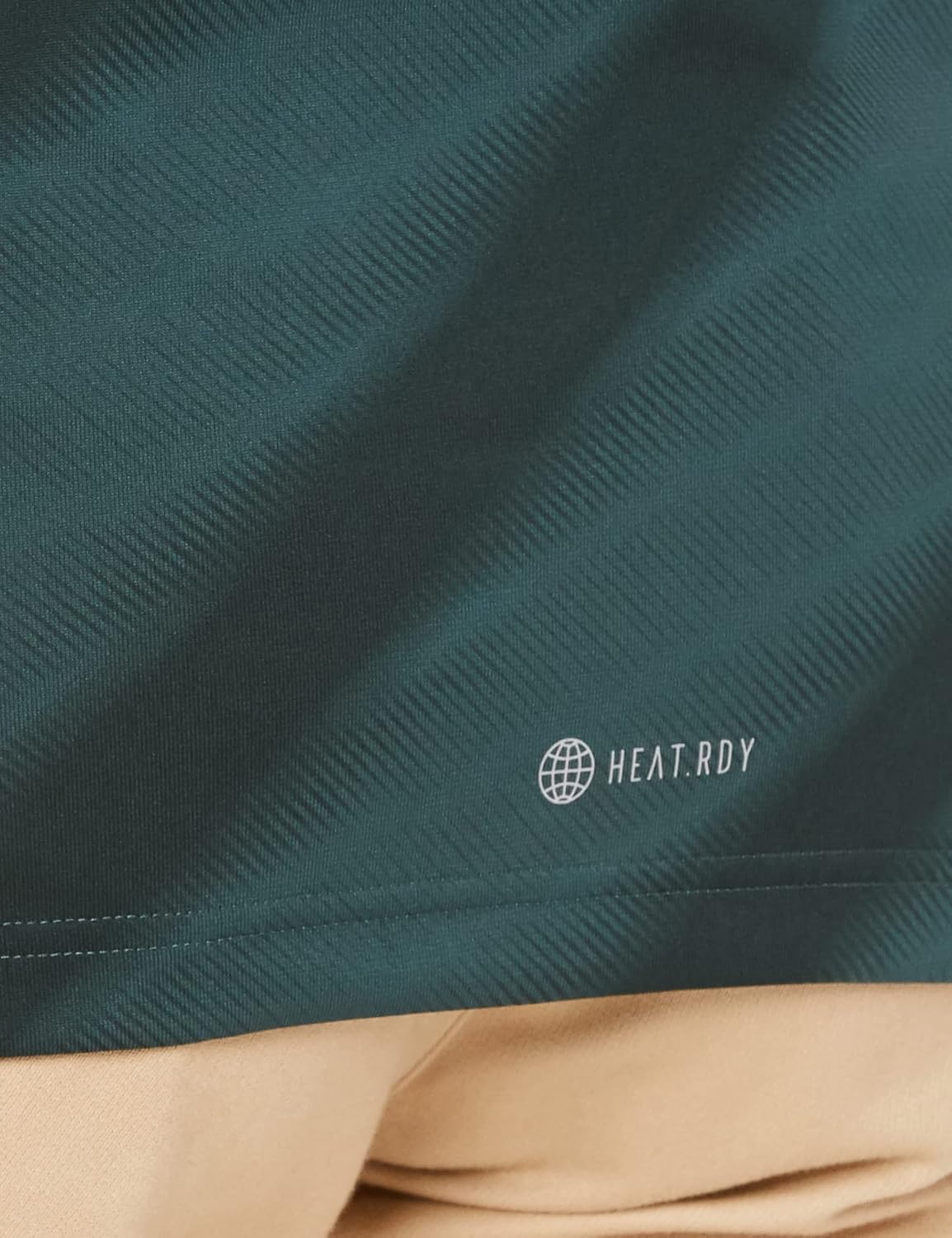 Мужская поло-рубашка adidas Golf HEAT.RDY с градиентным принтом и коротким рукавом, цвет Shadow Green/Mineral Green, зеленый — фото 4