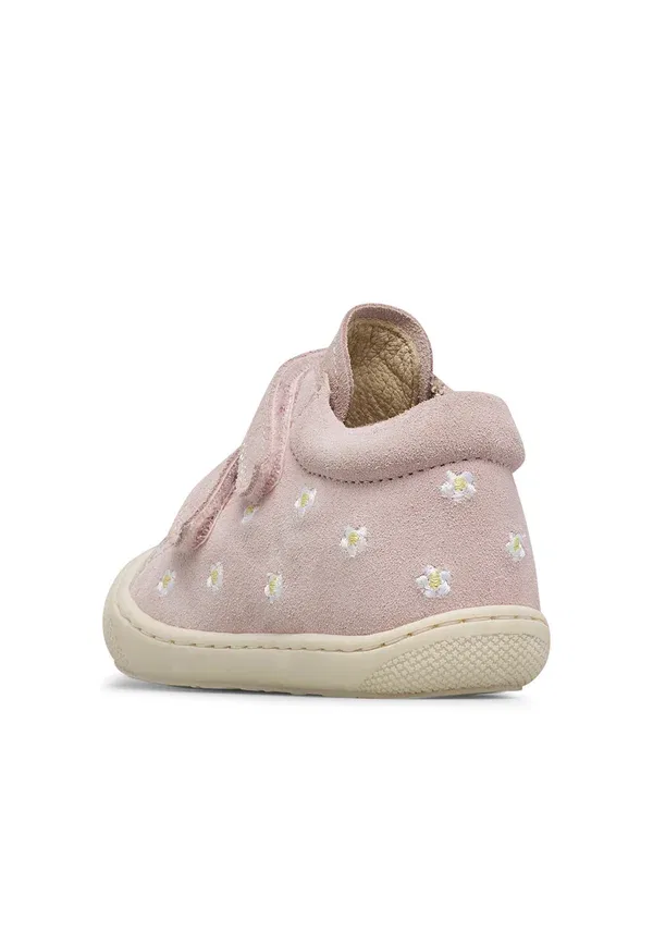 Ботинки на кожаной подкладке Cocoon vl embr daisies - touch-strap shoes Naturino, Puderrosa, пудрово-розовый — фото 4