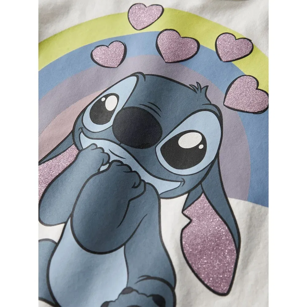 Футболка с длинным рукавом Diana Stitch Name It, белый — фото 4