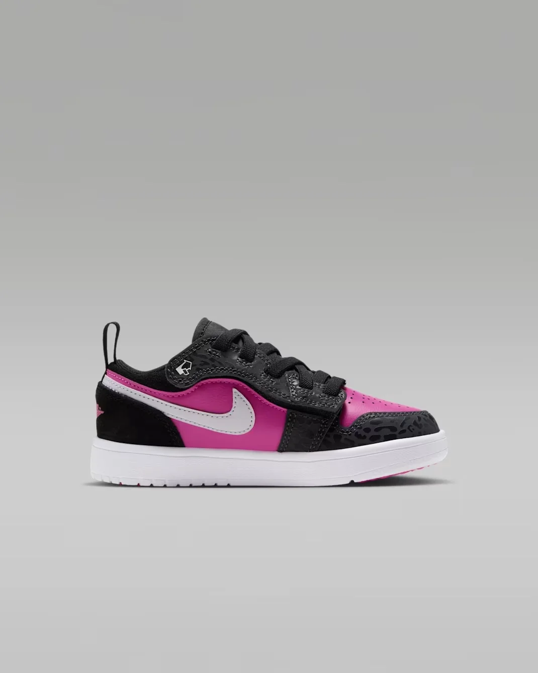 Кроссовки детские Jordan 1 Low Alt SE, черный/розовый — фото 2