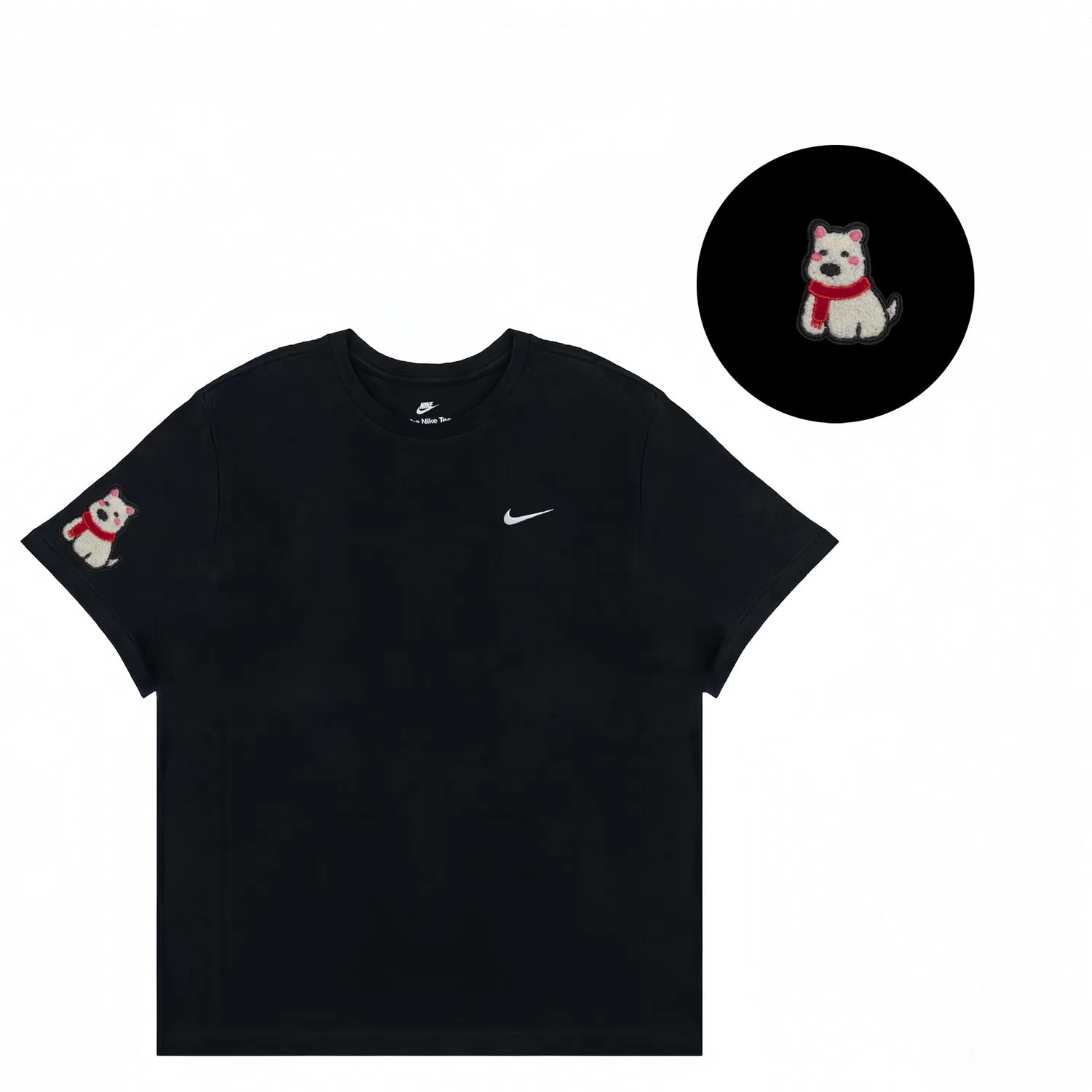 Футболка с вышивкой Nike Sportswear, Black — фото 3